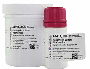 Kanamycinsulfat BioChemica</p>Kanamycin Sulfate BioChemica</p>Laborbedarf,Antibiotika,Kanamycinsulfat