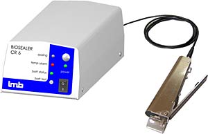 Mobiles Schweissger�t CR-6 inkl. Zange, tragbar, 12Volt, 1000 Schwei�ungen pro Batterieladung, EMC gepr�ft, Einsatz in Spender�umen, Labors und Au�eneinsatz