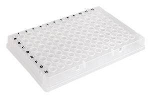 PCR-Platten 96er-well, mit Rand, hohes Profill  ,Beutel 4x25<br>96well PCR-plates,96 x 0.2-ml, with rim,high form<br><br>Laborbedarf,Molekularbiologie,96-well PCR Platten