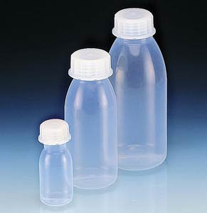 Weithalsflasche PFA transparent mit Schraubverschluss Gewinde S40<br>Laborbedarf, Lagerung,Plastikflaschen