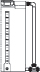 Fllstandsanzeiger Typ XS, Anzeigebereich transparentes PVC, 3-Wege-Kugelhahn DN25/D=32mm passend fr Dosierbehlter