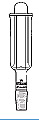 Grrohr,Sicherheitsrohr (Graufsatz), NS 14/23-29/32</p>Safety tube (Thistle funnels),  ST 14/23-29/32</p>Laborbedarf,Laborglas,NS-Bauteile,Graufsatz,Grrohr