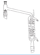 Destillierbrcken, f. feuergefhrliche Lsungsmittel,  Thermometerschliff NS 14/23, Kern NS 24/29-29/32, Lnge 250 mm</p>Distilling links, for inflammable solvents, therm.  ST 14/23, cone ST 24/29-29/32, length 250 mm</p>Laborbedarf,Laborglas,NS-Bauteile,Destillierbrcken fr feuergefhrliche Lsungsmittel