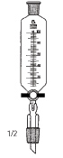 Tropftrichter mit Tropfenzhler, graduiert, NS-Hahnkken, Hahnkken mit Gewindesicherung, mit NS-Kern und NS-Hlse, ohne Druckausgleich</p>DROPPING FUNNELS, CYL., GRAD.,W.DRIP-NOZZLE,ST-STOPCOCK,  W.SCREW-THREAD RETAINING NUT</p>Laborbedarf,Laborglas,Tropftrichter