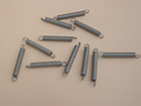 Spiralfedern mit 2 sen Edelstahl, Spirale 30 mm, Gesamtlnge 40 mm, VE=100 Stck</p>Laborbedarf, Glasgerte, Hilfsmittel