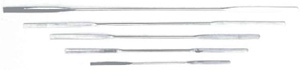 Mikrodoppelspatel, Blattbreite 3 mm, Edelstahl 4301 (Micro spatula, stainless steel 4301)