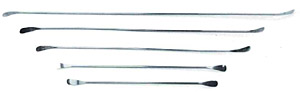 Mikrodoppelspatel, beide Seiten birnenfrmig 5 mm Breite, Edelstahl 4301 (Micro spatula, spoon formed, stainless steel 4301)