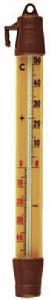 Khl-Gefrierschrank-Thermometer zum Aufhngen, 21 cm lang  -40C.+50C</p>Freezer-fridge thermometer</p>Laborbedarf   Messung