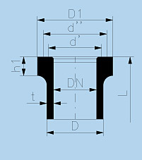 Flat ground joint PZ,borosilicate glass 3.3