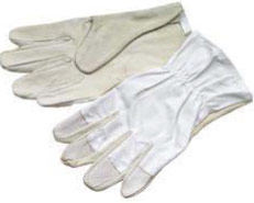Nappa-Lederhandschuh, weiches Leder, mit hervoragendem Tragekomfort,Farbe hellgrau