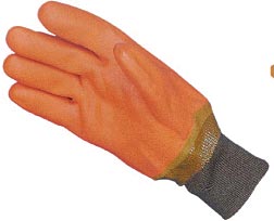 Winter/Kltehandschuh, PVC-Schutzhandschuh mit Schaumisolierung, fr feuchtes Arbeiten in der Klte,Universalgre 10