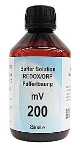 Redoxpuffer Redox/ORP 200 mV  5mV / 25C, 250 ml<br>Redox buffer Redox / ORP 200 mV  5mV / 25  C, 250 ml<br>Laborbedarf, pH-Messung und Leitfhigkeitsmessung, Redoxpuffer