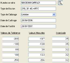 Kalibrationsmodul , Erweiterungs-Zusatz zur Thermo Track PC Software fr kalibrierte Thermo Buttons