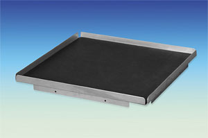 Plattform 230 x 230 mm mit Antirutschmatte fr Schttler BAA25560787 und BAA25560797<br>Laborbedarf,Schttler,Zubehr