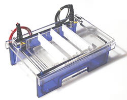 Midi-Horizontal, Agagel Horizontal Gel Elektrophoresis Apparatus for gel size 14,5x12,0cm