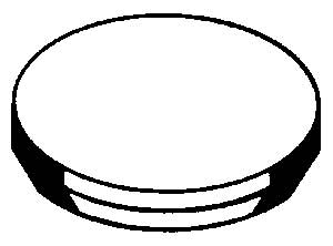 Rubber insert in suspension 27301381 for chromium bath tube 30 ml