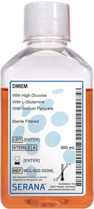 DMEM - Dulbecco's Modified Eagle Medium,500ml,steril 0.1m filtriert</p>Laborbedarf,Biochemikalien,Zellkulturmedien,DMEM (Dulbecco's mod. Eagle-Medium)