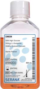 DMEM - Dulbecco's Modified Eagle Medium,500ml,steril 0.1m filtriert</p>Laborbedarf,Biochemikalien,Zellkulturmedien,DMEM (Dulbecco's mod. Eagle-Medium)