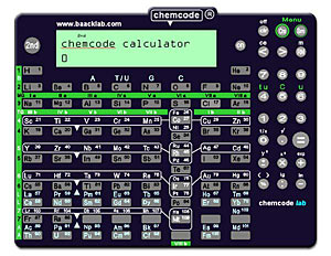 Chemcode� Molecular Weight Calculator der Taschenrechner f�r Chemie und Molekuarbiologie