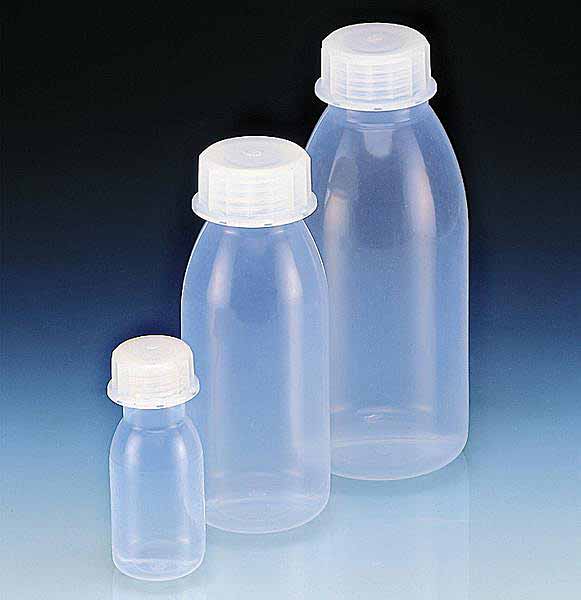 Weithalsflasche PFA transparent mit Schraubverschluss Gewinde S40<br>Laborbedarf, Lagerung,Plastikflaschen