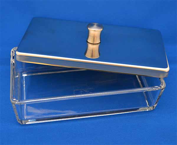 Instrumentenschalen aus Glas ohne Deckel bis 180�C in Hei�luft sterilisierbar 120 x 60 x 40 mm