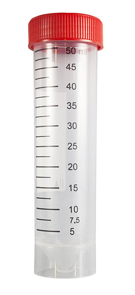 Zentrifugenröhrchen 50 ml, Stehrand, zentrifugierbar bis 7000 g, unsteril, VE = 250 Stck<br>Laborbedarf,Zentrifugenröhrchen