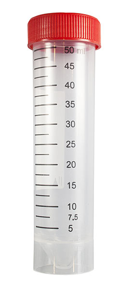 Zentrifugenrhrchen 50 ml, Stehrand,  zentrifugierbar bis 7000 g, steril, VE = 250 Stck<br>Laborbedarf,Zentrifugenrhrchen