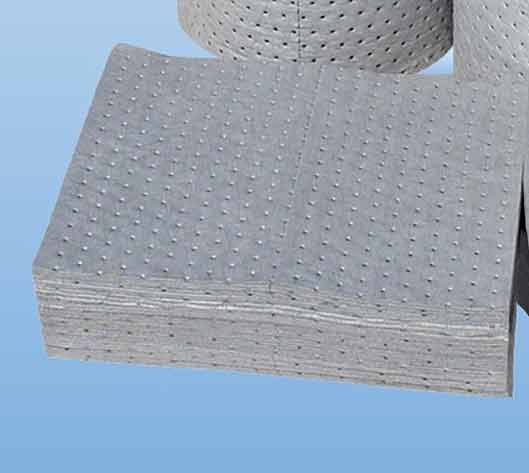 Universalbinde-T�cher, grau,  41 x 51 cm, mittig perforiert  VE = 100 T�cher