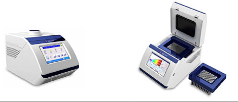 Thermocycler A 100, Standardcycler, mit Block 96x0.2µl, mit farbigem Touchscreen (7 Zoll) und graphischer Anzeige von Protokollen und aktuellem Verlauf<br>maximale Kühl-/Heizrate: 4°C/s, 10000Programmme<br>Laborbedarf,Molekularbiologie,Thermalcycler,Thermocycler