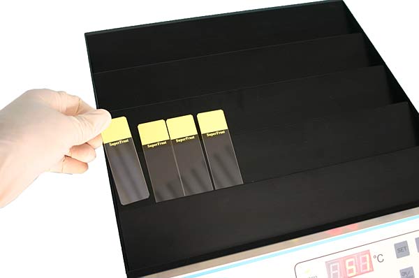 Objektträgertrockner 2800 für 60 Objektträger, Lagerung 45°schräg<br>Slide Dryer 2800<br>Laborbedarf,Histologie,Objektträgertrocknung