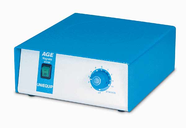 Magnetr�hrer UNIMAG-AGE ohne Heizung bis 8 ltr., 1200 rpm<br>Laborbedarf, Magnetr�hrer, Probenvorbereitung
