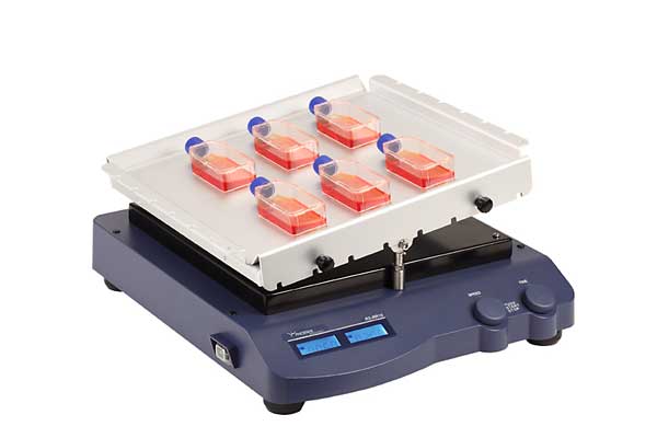 Wippschüttler RS-RR10, lesitungsstark Kapazität 10kg, mit Plattform 320x320mm, zur sanften undd effektiven Durchmischung von Proben<br>Laborbedarf, Schüttler, Wippschüttler