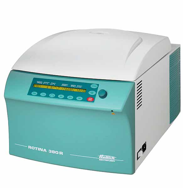 Tischzentrifuge Rotina 380R gek�hlt max. 4 x 290 ml