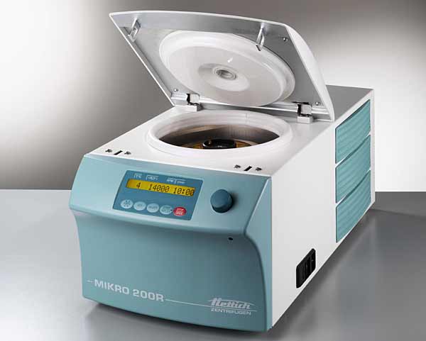 Mikroliterzentrifuge gek�hlt, MIKRO 200R,ohne Rotor,15000U/min,max RCF 21382,  Sonderpreisaktion bis 30.08.2010, Lieferung frei Haus
