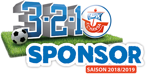 3-2-1 Sponsor des F.C. Hansa Rostock