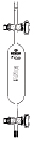 Gasprobenrohr mit 2 NS-Einweghhnen mit berdrehsicheren Gewindehahnsicherungen, mit Mattschild</p>GAS COLLECTION TUBES, WITH 2 STRAIGHT  ST-STOPCOCKS, WITH SCREW-THREAD  RETAINING NUTS</p>Laborbedarf Glasgerte Volumenmessung Wasser- und Umweltanalytik