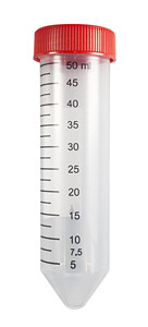 Zentrifugenrhrchen 50 ml, konischer Boden,  zentrifugierbar bis 20.000 g, unsteril, VE = 300 Stck<br>Laborbedarf,Zentrifugenrhrchen