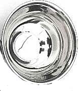 Schssel mit gerolltem Rand, Edelstahl 4301 (Plain bowl with rolled rim, stainless steel 4301)