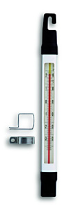 Tiefkhlthermometer, mit Werkszertifikatt und Halter -35C.+25C</p>Freezer thermometer, with factory certificate and holder</p>Laborbedarf   Messung