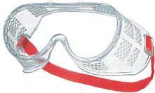 Kinder-Schutzbrille Panorama mit Gestell aus farblosem Polycarbonat