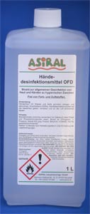 H�ndedesinfektion Standardl�sung 1.0l , ASiRAL  H�ndedesinfektion auf Lager,Biozid, sofort lieferbar</p>Hand disinfection standard solution 1.0l, ASiRAL hand disinfection in stock,Biocide</p>Laborbedarf,Desinfektion,H�ndedesinfektion