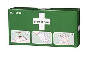 Cederroth Schutzpaket, Refill Erste-Hilfe-Station<br>Cederroth Protection Kit<br>Laborbedarf, Arbeitsschutz, Erst Hilfe