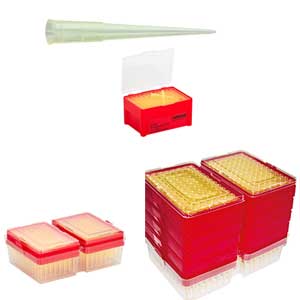 Pipettenspitzen 1 - 250 l, Typ Gelb universal, Lnge: 51.2mm, Verpackung: lose im Beutel, im Rack , im Rack steril und als Nachfllrack</p>Pipette tips 1 - 250 l, type yellow universal, length: 51.2cm, packaging: loose in a bag, in a rack, in a sterile rack and as a refill rack</p>Laborbedarf,Liquid Handling,Pipettenspitzen Standard