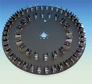 Rotorscheiben WRT130 fr Rotator R 10 , 60x1,5ml konische Rhrchen<br>Laborbedarf,Schtteler,Rotator,Rotorscheiben