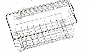 Edelstahlkorb zum Einhngen fr Ultraschallbad 22l BAA25681002<br>Laborbedarf, Ultraschallreinigungsgerte,Einhngekrbe