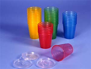 Medikamentenbecher, CE, aus Polypropylen fr den Einmalgebrauch, Richtwertsskala, Inhalt30ml, kleinste Verpackungseinheit 800Stck, in verschiedenen Farben</p>Medicine cups of polypropylene, disposable, approximate scale, capacity 30 ml, CE</p>Gobelets pour medicaments en polypropylne,  usage unique, chelle approximative, capacit 30 ml, CE</p>Krankenhausbedarf,Praxisbedarf,Medikamentenbecher