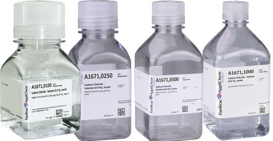 Natriumchlorid , L�sung 0,9 %, steril</p>Sodium Chloride solution 0.9 %, sterile</p>Laborbedarf,Biochemikalien,Zellkultur,Zellkulturmedien,Natriumchloridl�sung steril 0.9%