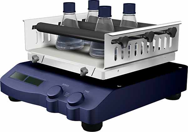 Orbitalschttler RS-OS 20, Kapazitt 7,5 kg, mit beleuchtetem Display, kompakt, an PC  anschliebar, ohne Zubehr<br>Laborbedarf, Schttler,Kreisschttler