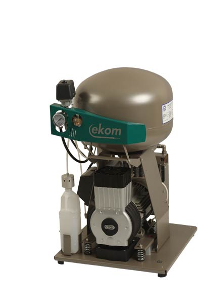 �lfreier Kompressor PLUS  f�r saubere, ger�uscharme und  platzsparende Druckluftversorgung f�r anspruchsvolle  Anwendungen, Druckbeh�lter: 25 Liter, Liefermenge bei 5 bar: 70 Liter/min, Pmax: 7 bar, 1-Zylinderkompressor