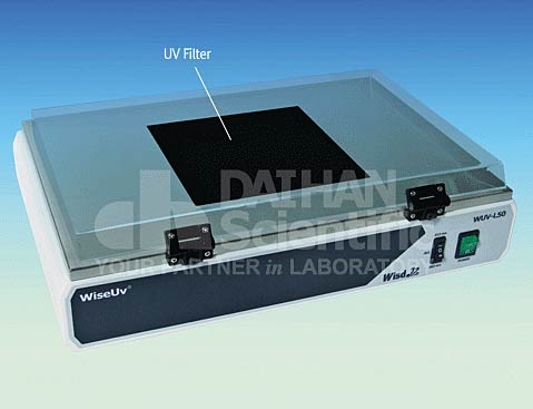 UV-Transilluminator Filter 312nm Arbeitsflche 20 x 20 cm<br>Suchwort: Laborbedarf, UV-Tisch, Transiluminator